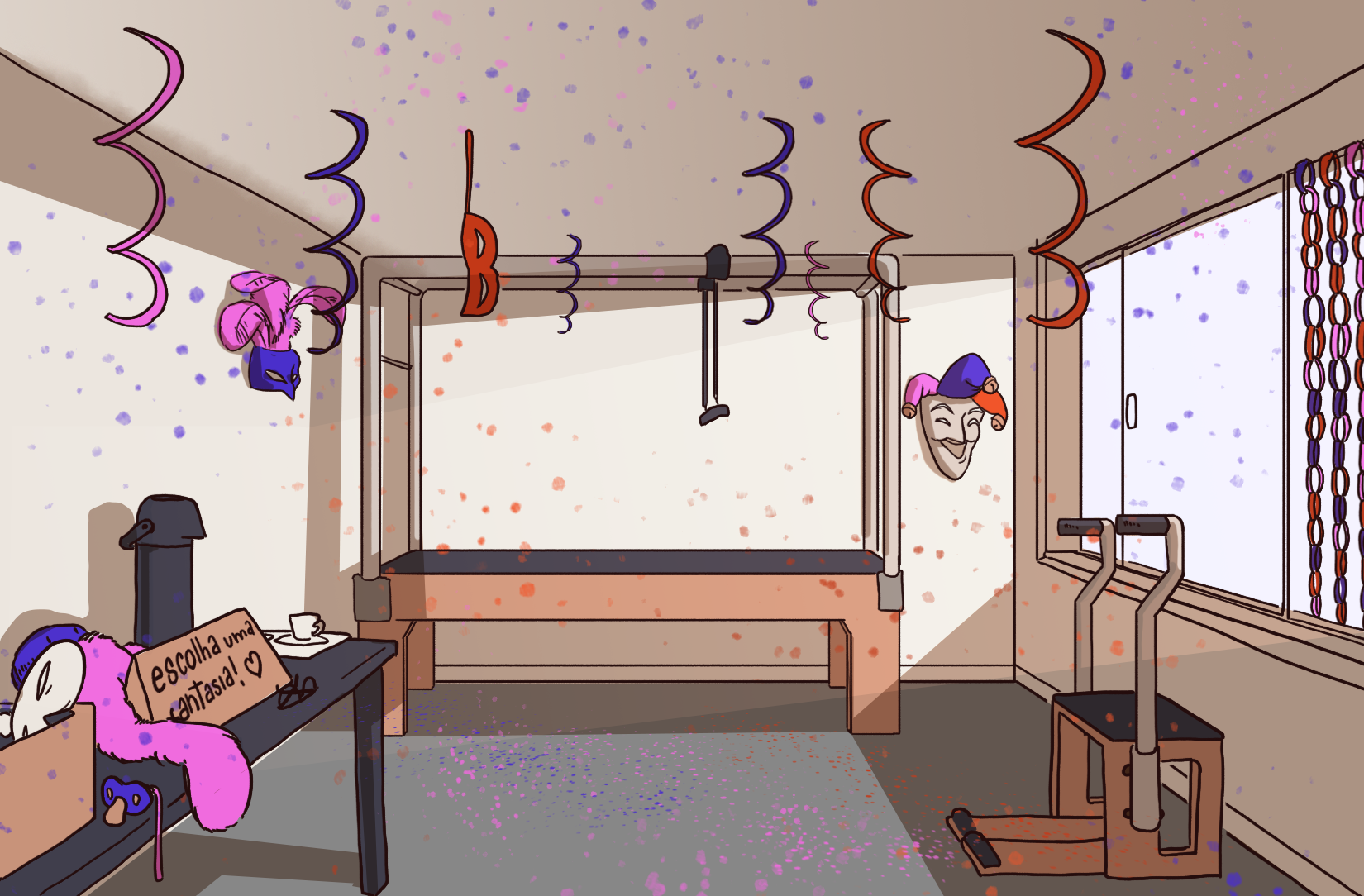Como criar uma decoração de carnaval para o seu studio de pilates